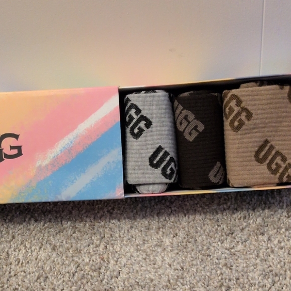 UGG Women's Casual Socks - White, Gray, Brown, Tan, And Black - Picture 4 of 7